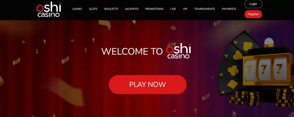 Oshi Casino Willkommensbonus bis 4000 Euro und 200 Freispiele